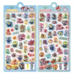 ズートピア 3Dシール 2点セット 正規品　中国限定