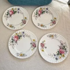 Royal Doulton Arcadia 花柄　4枚セット27cm