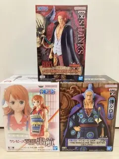 ワンピース THE 出航 NAMI シャンクス 傳ジロー フィギュアまとめ売り