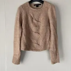 マークバイマークジェイコブス　ケーブル編み　セーター　ニット　ベージュ