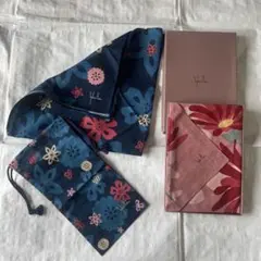 シビラ Sybilla 結んでクロス 風呂敷　巾着　セット　と　小風呂敷