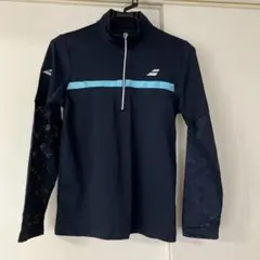 Babolat テニスウェア ハーフジップ ネイビー