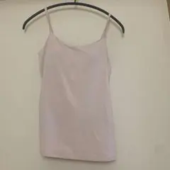 新品　未使用　エアリズム　パット付きキャミソールピンク