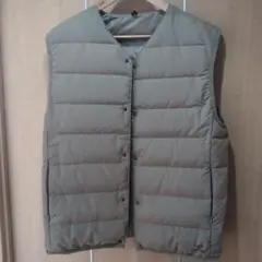 TAION: リバーシブル ステッチレス インナー ダウンベスト