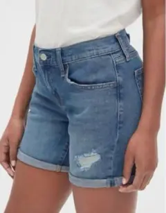 【美品】GAP ダメージ加工 1969デニムショートパンツ