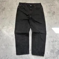90s【Levi's 550】リーバイス（40×30）ブラックデニム＊バギー