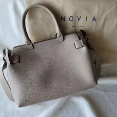NOVIA イタリア製 レザー グレージュ　ハンドバッグ 2026年最新】NOVIA レディース ハンドバッグの人気アイテム - メルカリ