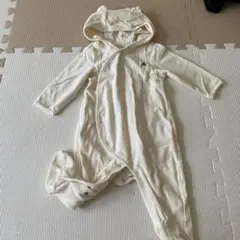 男女兼用 フード付きカバーオール 9-12M