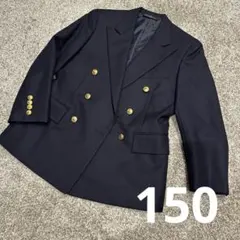 ポロラルフローレン150 紺ブレ　ダブル金ボタン