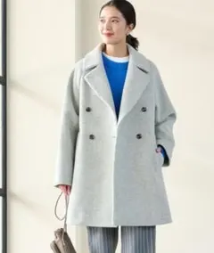 green label relaxing ダブルテーラードコート