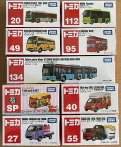 トミカ 묶음 판매 バス他9台セット