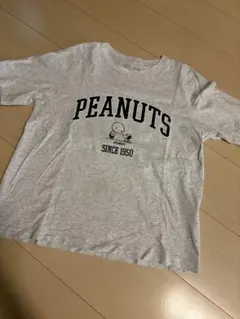 UNIQLO UT PEANUTS Tシャツ グレー Mサイズ
