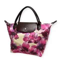 LONGCHAMP プリアージュ 花柄 トートバッグのサムネイル