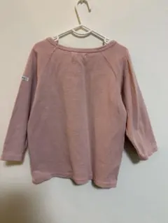 OMNES サーモンピンク 七分袖Tシャツ 130サイズのサムネイル