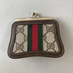 ^*^様 GUCCI グッチ コインケース 小物入れ がま口 シェリーライン