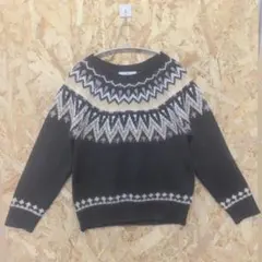 Sonny Label フェアアイル柄ニットセーター