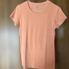 UNIQLO SUPIMA コットン クルーネックT 半袖 ピンク Mのサムネイル