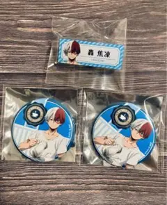 轟焦凍 ヒロアカ アクリルネームバッジ 缶バッジ タワレコカフェ