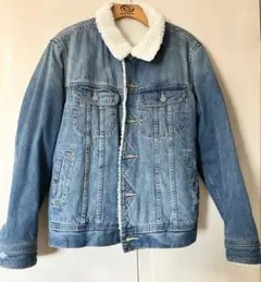 GU ボアデニムジャケット　デニムジャケット