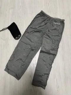未使用品　モンベル　クレッパー　レインコート　パンツ　グレー　110