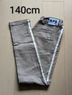 【匿名配送】MPS ベージュ ストレートパンツ ウエストゴム