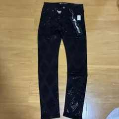 VALABASAS【新品未使用】ラインストーンバギーパンツ 30 バラバサス