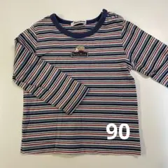 ファミリア　ボーダー　トップス　90