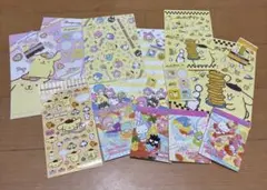 ポムポムプリン 文房具　レターセット　ノート　まとめ売り ポムポムプリン 文房具 レターセット ノート まとめ売り - メルカリ