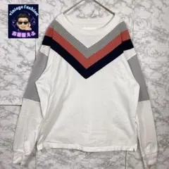 【希少】スーパーサンクス 長袖カットソー ロンT 生地切替 袖切替