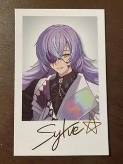 にじさんじ Dytica デビュー チェキ 星導ショウ 箔入り サイン入り