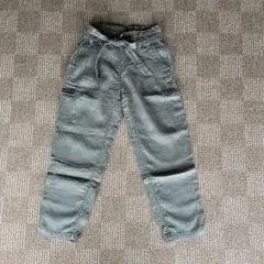 Gap 麻100% パンツ ウエストリボンベルト付き