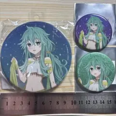 デートアライブ　七罪　ビッグ　グリッター　缶バッジ　限定品　3点セット