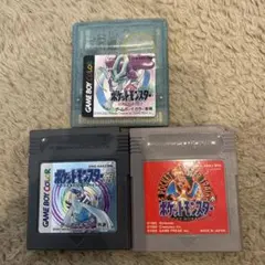 ポケットモンスター ゲームボーイソフト 3点セット　ゲームボーイ
