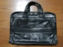 【特別出精価格】TUMI96101DHブラックレザー ビジネスバッグ