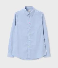 Paul Smith　サックスブルー　ライトブルー 長袖　シャツ マルチボタン
