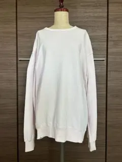 EDWIN メンズ クルーネック スウェット トレーナー ピンク XLのサムネイル