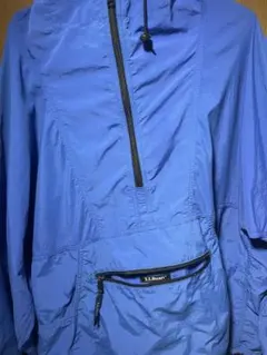 L.L.Bean ハーフジップ マウンテンパーカー 青