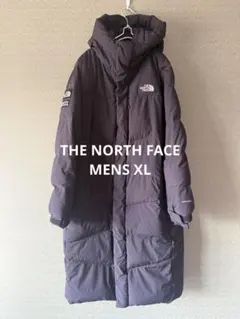 海外限定　ノースフェイス ロング ダウンジャケット メンズXL ブラック