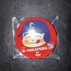 BBM 中村剛也 缶バッジ 缶バッチ ペコちゃんコラボ