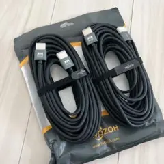 HDMIケーブル 10M 2本入り 高速4K @60Hz ケーブル