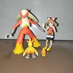 ポケモン　スケールワールド　アチャモ　ワカシャモ　バシャーモ　ハルカ