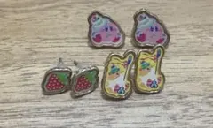 星のカービィ ピアス ピンバッジ 3種セット