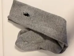 ラルフローレン　ハイソックス　グレー　18-20cm用