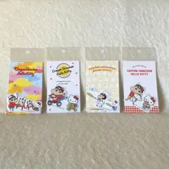 クレヨンしんちゃん×サンリオキャラクターズ　マーキングステッカー4点セット