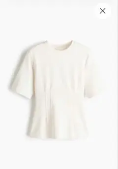 H&M ウエストシェイプインターロックTシャツ
