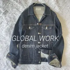 美品✨GLOBAL WORK デニムジャケット Mサイズ濃紺