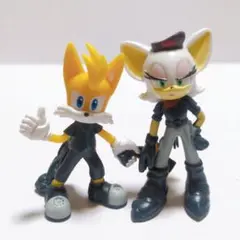 ソニック・ザ・ヘッジホッグ　ルージュ　テイルス　コレクタブルフィギュア　セット