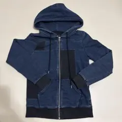 DIESEL デニム風パッチワークパーカーのサムネイル