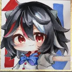 東方project イラスト　色紙　鬼人正邪