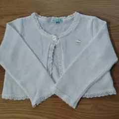 TOCCA カーディガン　ボレロ　オフホワイト　キッズ　女の子　90